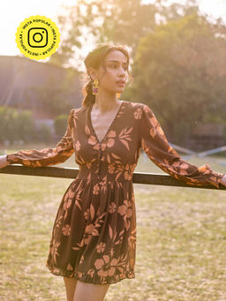 Style Island - Womens Harper Floral Mini Dress