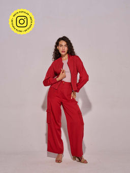 Style Island - Rust Leah Schiffli Jacket