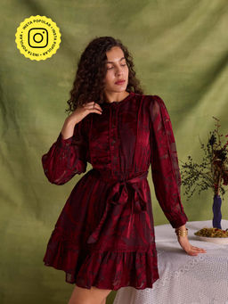 Style Island - Millie Jacquard Dress