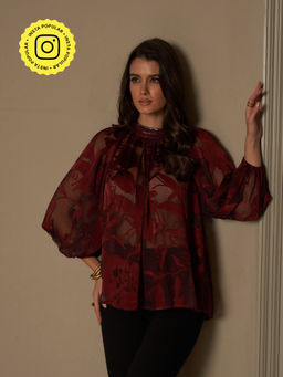 Style Island - Evelyn Jacquard Top