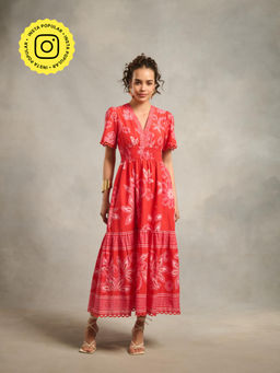 Style Island - Sofia Red Maxi Dress