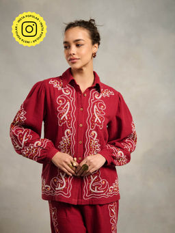Style Island - Jemma Embroidered Shirt