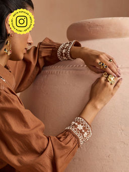 Style Island - Penelope Embroidered Shirt - Brown