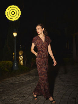 Style Island - Clara Brown Printed Women Jumpsuit