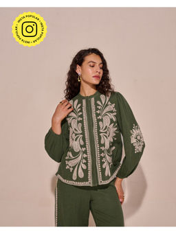 Style Island - Eloise Embroidered Top