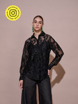 Style Island - Julie Jacquard Shirt Top