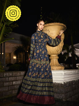 Style Island - Blue Cynthia Mulberry Maxi Dress