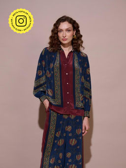 Style Island - Multi-Colour Cynthia Mulberry Shirt