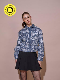 Style Island - Blue Margaret Denim Jacket