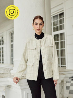 Style Island - White Sydney Tweed Jacket