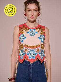 Style Island - Beige Florence Crop Top