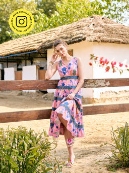 Style Island - Audrey Floral Printed Dress