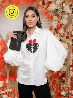Label Swish - White The Love Shirt