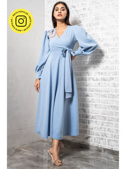 Label Swish - Powder Blue Unicorn Maxi Dress