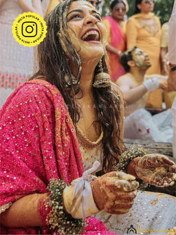 The Chikan Label - Thatbohogirl Haldi Chikankari Semi-Stitched Lehenga with Blouse and Dupatta