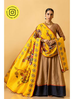 UDD DESIGN - Women's Ras Lila Radha Printed Tassels Dupatta