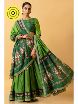 UDD DESIGN - Women's Lasya Shiv Printed Tassels Dupatta