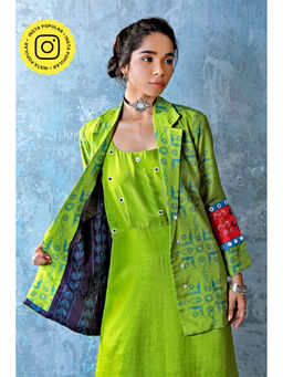 UDD DESIGN - Green Kalee Printed Jacket