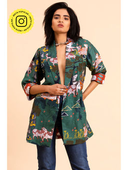 UDD DESIGN - Green O My God Printed Jacket