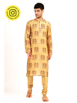 UDD DESIGN - Lion Men Kurta and Churidar (Set of 2)