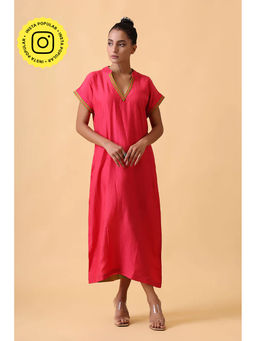 UDD DESIGN - Pink Varnam Blush Maxi Dress