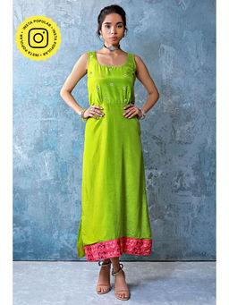 UDD DESIGN - Aaina Lime Green Dress