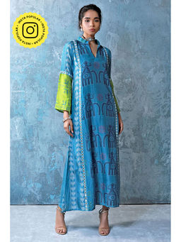 UDD DESIGN - Blue Mahoot Maxi Dress