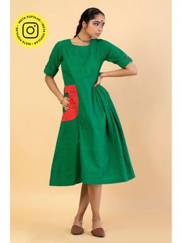 UDD DESIGN - Green Kanan Midi Dress