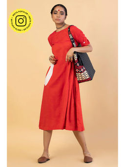 UDD DESIGN - Red Agni Midi Dress