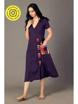 UDD DESIGN - Purple Let's Laze Dress