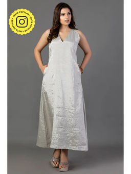 UDD DESIGN - Silver Tara Maxi Dress