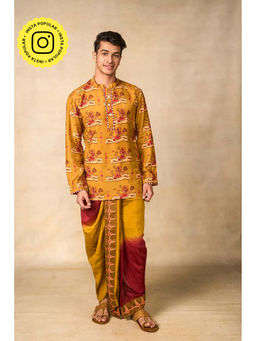 UDD DESIGN - Vajraang Mustard Kurta