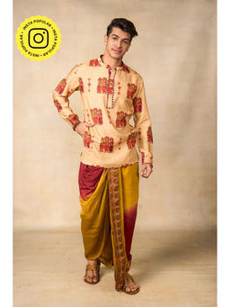 UDD DESIGN - Vajraang Cream Kurta