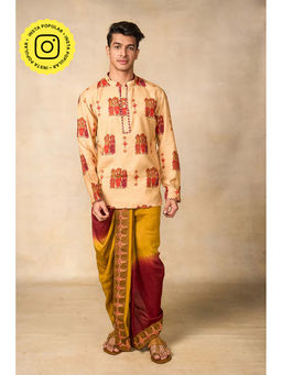 UDD DESIGN - Multi-Colour Vajraang Dhoti with Kurta