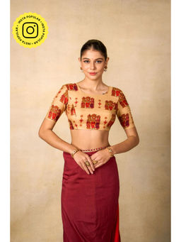 UDD DESIGN - Sita Ram Smriti Cream Blouse