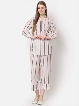Mukul - Pink Stripes Co-Ord's