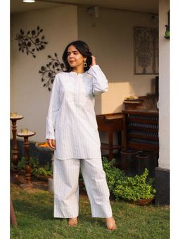 Mukul - Blue Stripes Co-Ord's
