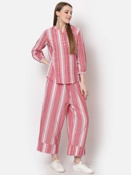 Mukul - Red Stripes Co-Ord's