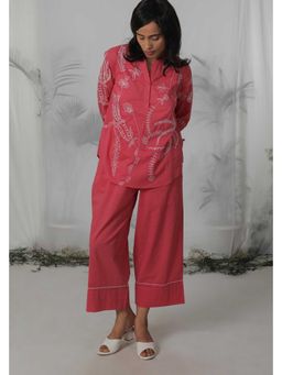 Mukul - Pink Embroidered Co-Ord's