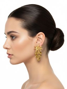 ORNAMAAS - Gold Plated Deazae Earrings