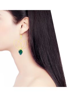 ORNAMAAS - Redolance Green Lotus Earring
