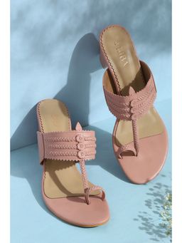Biba - Pink Pu Kolhapuris