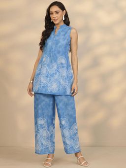 Libas - Floral Printed Cotton Co-ord Set for Women