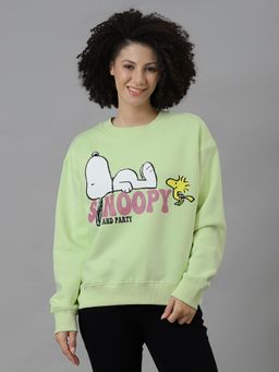 Free Authority - Peanuts Printed Relaxed Fit Sweatshirt for Women