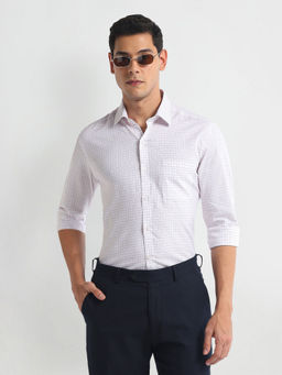 Arrow - White Pure Cotton Manhattan Slim Fit Shirt