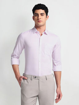 Arrow - Lavender Printed Manhattan Slim Fit Shirt