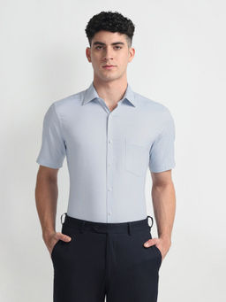 Arrow - Blue Pure Cotton Liberty Classic Fit Shirt