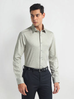 Arrow - Green Pure Cotton 1851 Floral Shirt