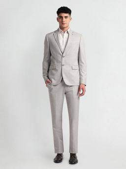 Arrow - Grey Tailored Fit Heathered Two Piece Suit (Set of 2)
