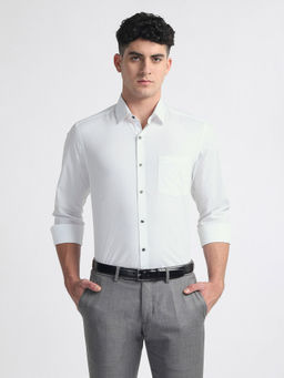 Arrow - White Pure Cotton Manhattan Slim Fit Shirt